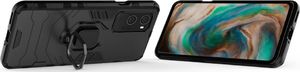 Hurtel Ring Armor pancerne hybrydowe etui pokrowiec + magnetyczny uchwyt OnePlus 9 Pro czarny 6