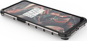 Hurtel Honeycomb etui pancerny pokrowiec z żelową ramką OnePlus 9 czarny 11