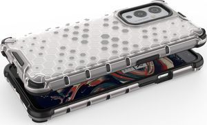 Hurtel Honeycomb etui pancerny pokrowiec z żelową ramką OnePlus 9 czarny 3