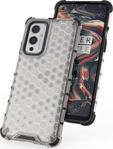 Hurtel Honeycomb etui pancerny pokrowiec z żelową ramką OnePlus 9 czarny 7