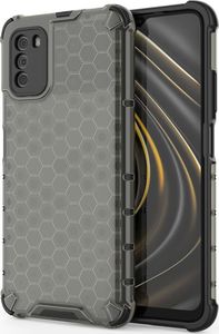 Hurtel Honeycomb etui pancerny pokrowiec z żelową ramką Xiaomi Poco M3 / Xiaomi Redmi 9T czarny 1