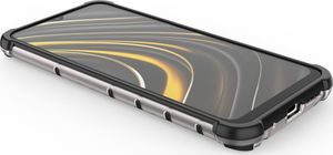 Hurtel Honeycomb etui pancerny pokrowiec z żelową ramką Xiaomi Poco M3 / Xiaomi Redmi 9T czarny 11