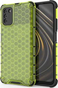 Hurtel Honeycomb etui pancerny pokrowiec z żelową ramką Xiaomi Poco M3 / Xiaomi Redmi 9T zielony 1
