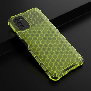 Hurtel Honeycomb etui pancerny pokrowiec z żelową ramką Xiaomi Poco M3 / Xiaomi Redmi 9T zielony 14