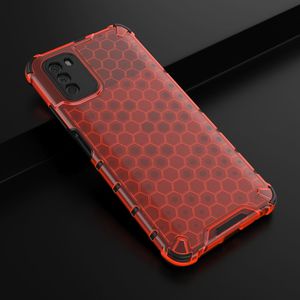 Hurtel Honeycomb etui pancerny pokrowiec z żelową ramką Xiaomi Poco M3 / Xiaomi Redmi 9T czerwony 14
