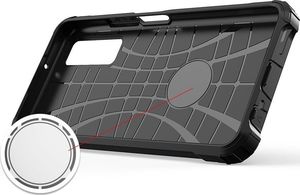 Hurtel Hybrid Armor pancerne hybrydowe etui pokrowiec Huawei P Smart 2021 czarny 6