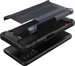 Hurtel Hybrid Armor pancerne hybrydowe etui pokrowiec Huawei P Smart 2021 czarny 7