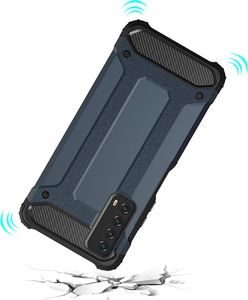 Hurtel Hybrid Armor pancerne hybrydowe etui pokrowiec Huawei P Smart 2021 czarny 8