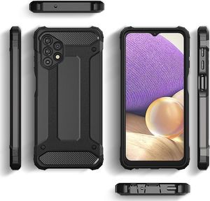 Hurtel Hybrid Armor pancerne hybrydowe etui pokrowiec Samsung Galaxy A32 5G czarny 5