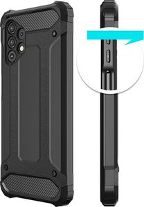 Hurtel Hybrid Armor pancerne hybrydowe etui pokrowiec Samsung Galaxy A32 5G niebieski 6