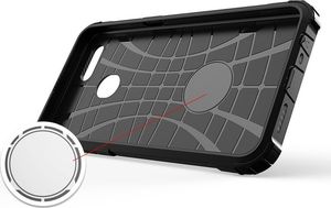 Hurtel Hybrid Armor pancerne hybrydowe etui pokrowiec Oppo A12 / A5s / A7 czarny 6