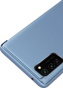 Hurtel Clear View Case futerał etui z klapką Oppo Reno 4 niebieski 4