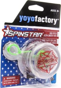 YoYoFactory Yoyo Świecące Spinstar LED Clear Body Czerwone 4