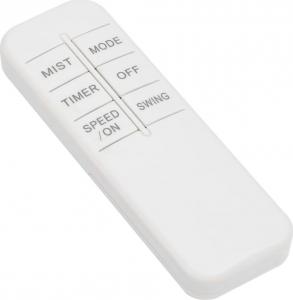 Wentylator vidaXL Stojący z mgiełką wodną i pilotem czarny 7