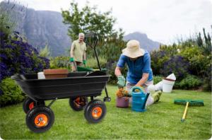 Humberg Wózek ogrodowy wywrotka 75L Humberg 4872 11