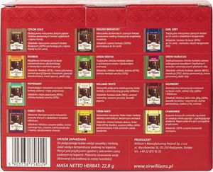 Sir Williams Tekturowy Prezenter z Herbatami Sir William's Tea 180 szt. 4