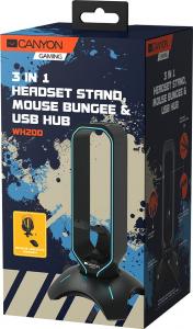 Canyon Stojak na słuchawki WH200B czarny (CND-GWH200B) 5