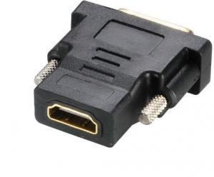 Adapter AV Akasa HDMI - DVI-D czarny (AK-CBHD03-BKV2) 2
