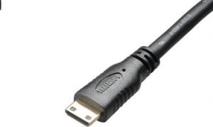 Adapter AV Akasa HDMI Mini - HDMI czarny (AK-CBHD10-25BK) 3