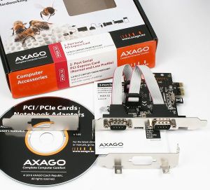 Kontroler Axagon PCIe x1 - 2x RS-232 DB9 (PCEA-S2) 4