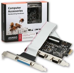 Kontroler Axagon PCIe x1 - 2x RS-232 DB9 + LPT DB25 (PCEA-SP) 1
