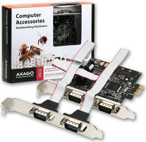 Kontroler Axagon PCIe x1 - 4x RS-232 DB9 (PCEA-S4) 1