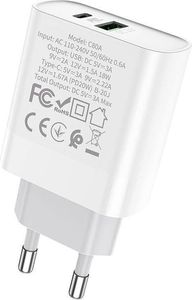 Ładowarka Hoco C80A 1x USB-A 1x USB-C 3 A (6931474740519) 5