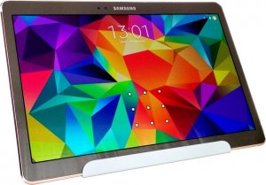 MT3CH Metalowy stojak podstawka podpórka półka uchwyt segregator organizer na płyty winylowe LP książkę telefon tablet srebrny 6