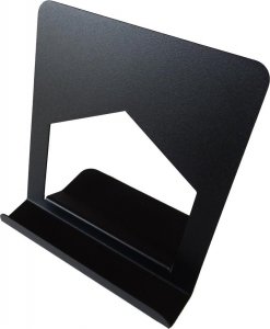 MT3CH Metalowy stojak podstawka podpórka półka uchwyt segregator organizer na płyty winylowe LP książkę telefon tablet srebrny 7