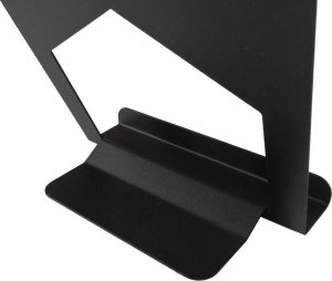 MT3CH Metalowy stojak podstawka podpórka półka uchwyt segregator organizer na płyty winylowe LP książkę telefon tablet srebrny 10