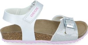 Geox Sandały dziewczęce GEOX J028MC srebrny 36 3