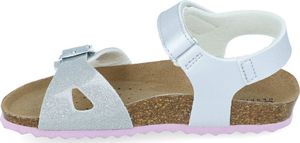 Geox Sandały dziewczęce GEOX J028MC srebrny 36 4