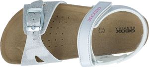 Geox Sandały dziewczęce GEOX J028MC srebrny 36 5