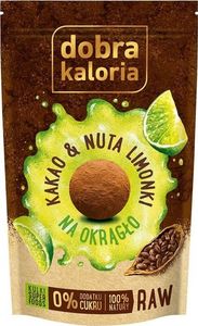 KUBARA Trufle kulki Kakao i nuta Limonki - Na Okrągło 65 g - Dobra Kaloria 1