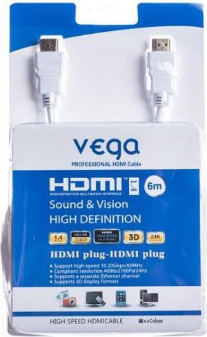 Kabel Remax HDMI - HDMI 6m biały (AA-1067) 1