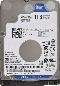 Dysk WD Blue 1TB 2.5" SATA III (WD10SPZX_3M) 2