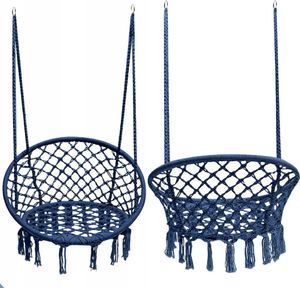 Funfit Huśtawka ogrodowa ażurowa fotel wiszący bocianie gniazdo 4