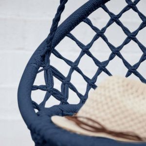 Funfit Huśtawka ogrodowa ażurowa fotel wiszący bocianie gniazdo 6