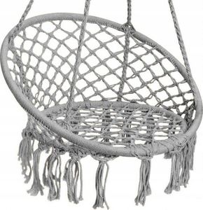 Funfit Huśtawka ogrodowa ażurowa fotel wiszący bocianie gniazdo 2