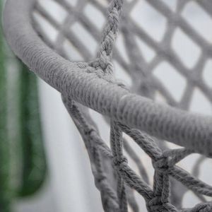 Funfit Huśtawka ogrodowa ażurowa fotel wiszący bocianie gniazdo 7