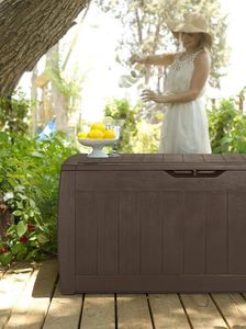Skrzynia ogrodowa Curver Hollywood 270 l Brąz 9