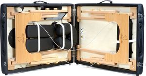 Bodyfit Stół, łóżko do masażu 2-segmentowe drewniane 6