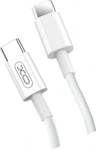Kabel USB XO USB-C - USB-C 1 m Biały (8_2247344) 1
