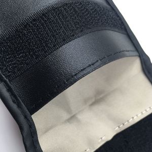Hurtel Etui antykradzieżowe na klucze samochodowe blokujące fale radiowe Faraday Box klatka Faradaya 14 cm z 10 cm czarny 8