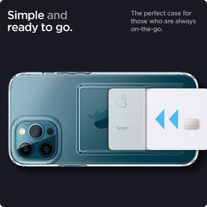 Spigen SPIGEN CRYSTAL SLOT ETUI NA IPHONE 12/12 PRO CRYSTAL CLEAR 11