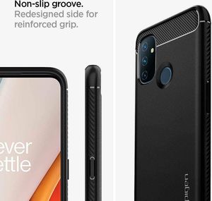 Spigen SPIGEN RUGGED ARMOR ETUI NA ONEPLUS NORD N100 MATTE BLACK 5