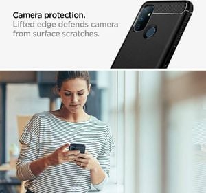 Spigen SPIGEN RUGGED ARMOR ETUI NA ONEPLUS NORD N100 MATTE BLACK 6