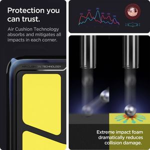 Spigen SPIGEN TOUGH ARMOR ETUI NA SAMSUNG GALAXY A72 CZARNE 6