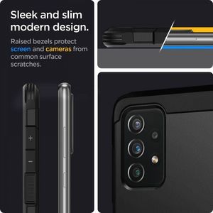 Spigen SPIGEN TOUGH ARMOR ETUI NA SAMSUNG GALAXY A72 CZARNE 8