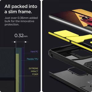 Spigen SPIGEN TOUGH ARMOR ETUI NA SAMSUNG GALAXY A52 LTE/5G CZARNE 4